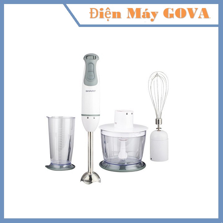Máy Xay Sinh Tố Cầm Tay Sharp EM-H076SV-WH 0.7L, hàng chính hãng, bảo hành 12 tháng