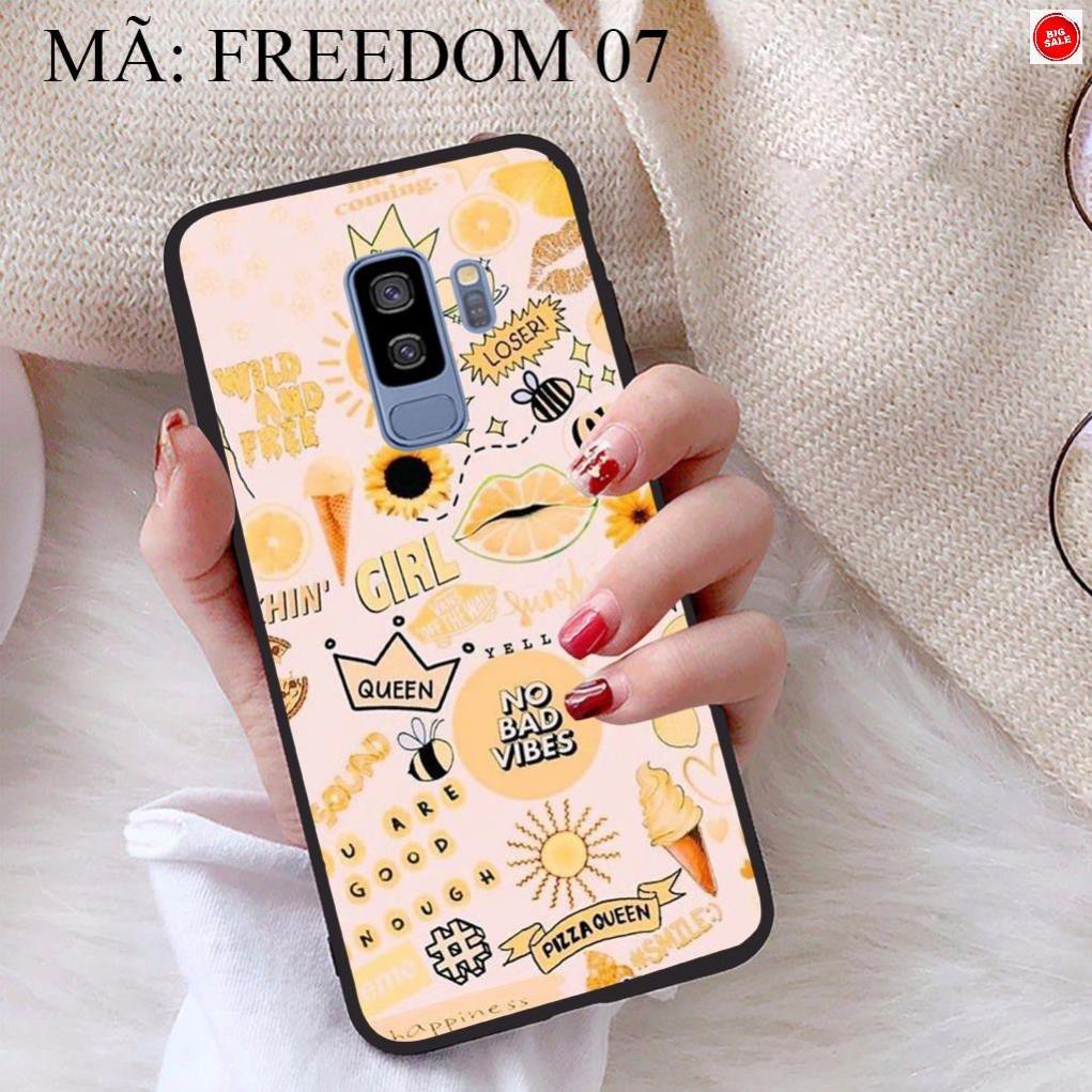 <Giảm giá> Ốp lưng Samsung S9 Plus viền dẻo TPU BST Phong Cách Freedom