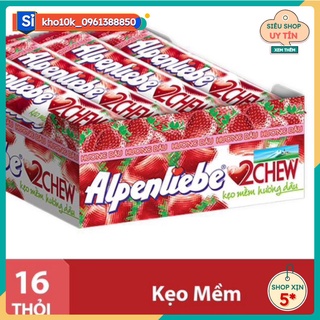 Kẹo mềm/ cứng alpenliebe 2chew nhiều vị (1 thỏi)