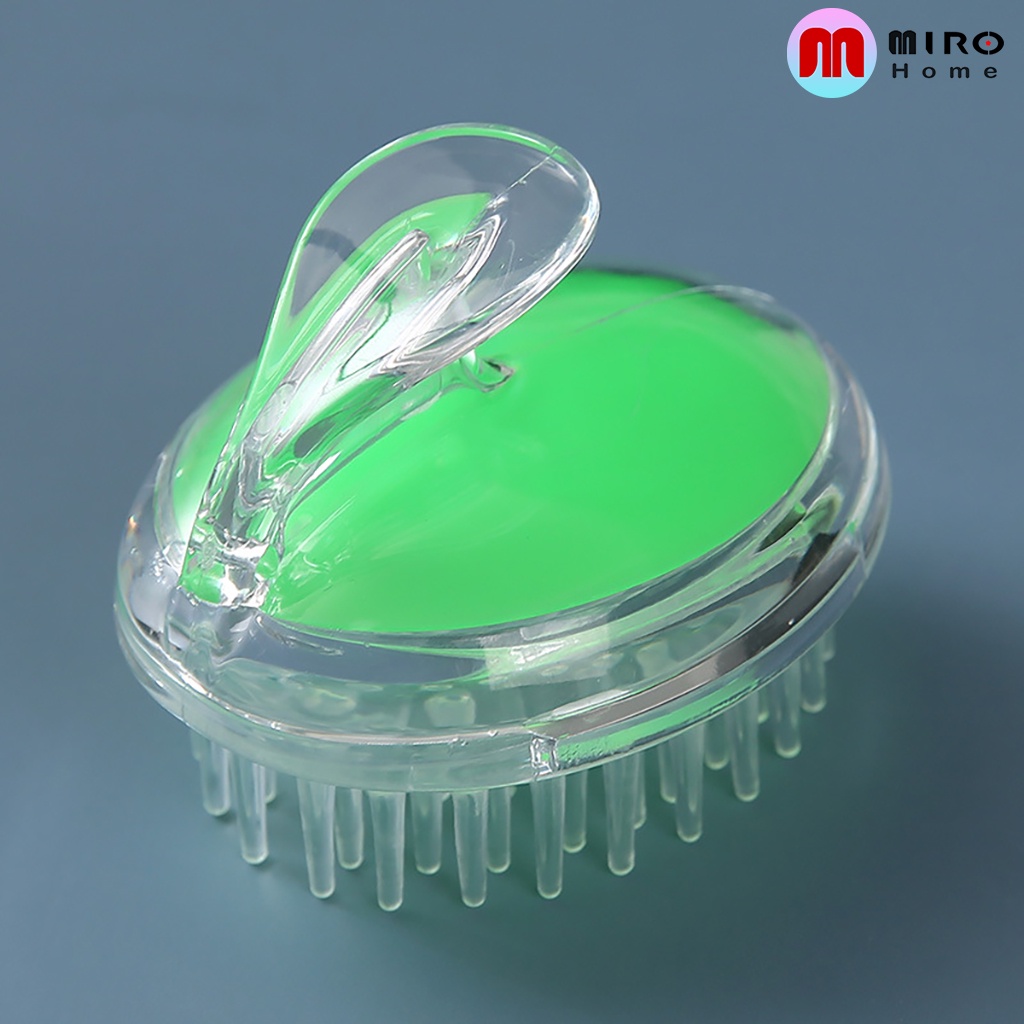 Lược gội đầu silicon MIROHOME,lược massage da đầu gội kích thích mọc tóc