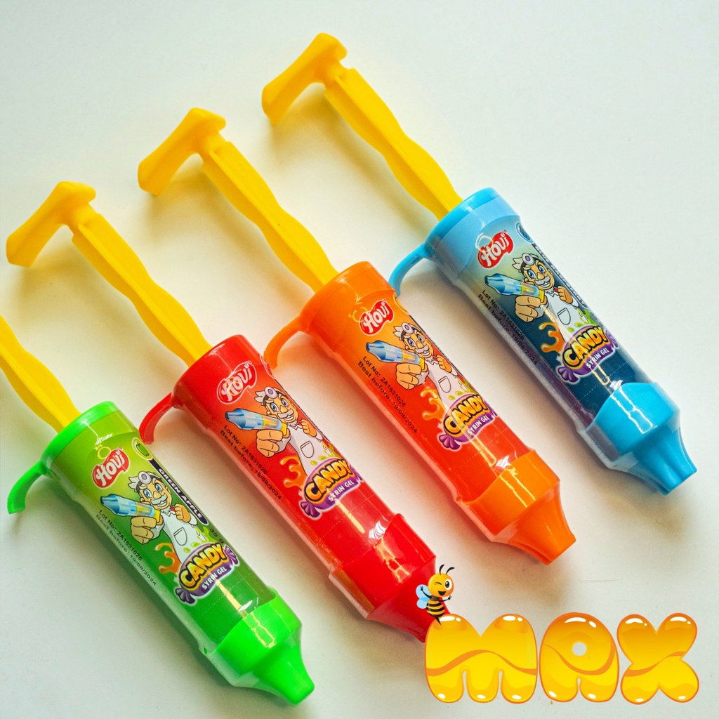 Kẹo dẻo dang Gel hình xylanh Hovi Syrin Gel hãng Zed Candy nhập khẩu Hà Lan