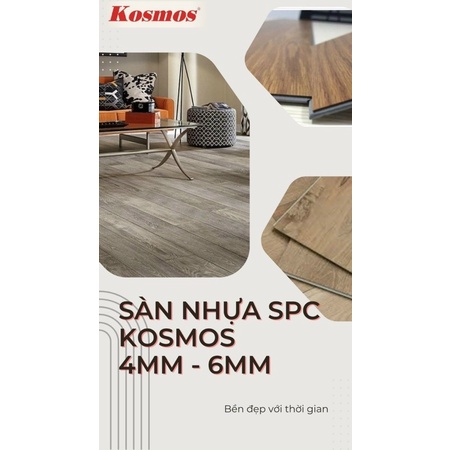 Sàn Nhựa Kosmos SPC 4ly và 6ly
