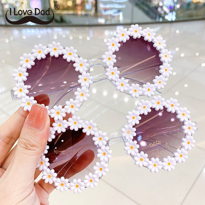 Mới Kính Mát Tròng Tròn Chống Tia UV400 Cho Bé