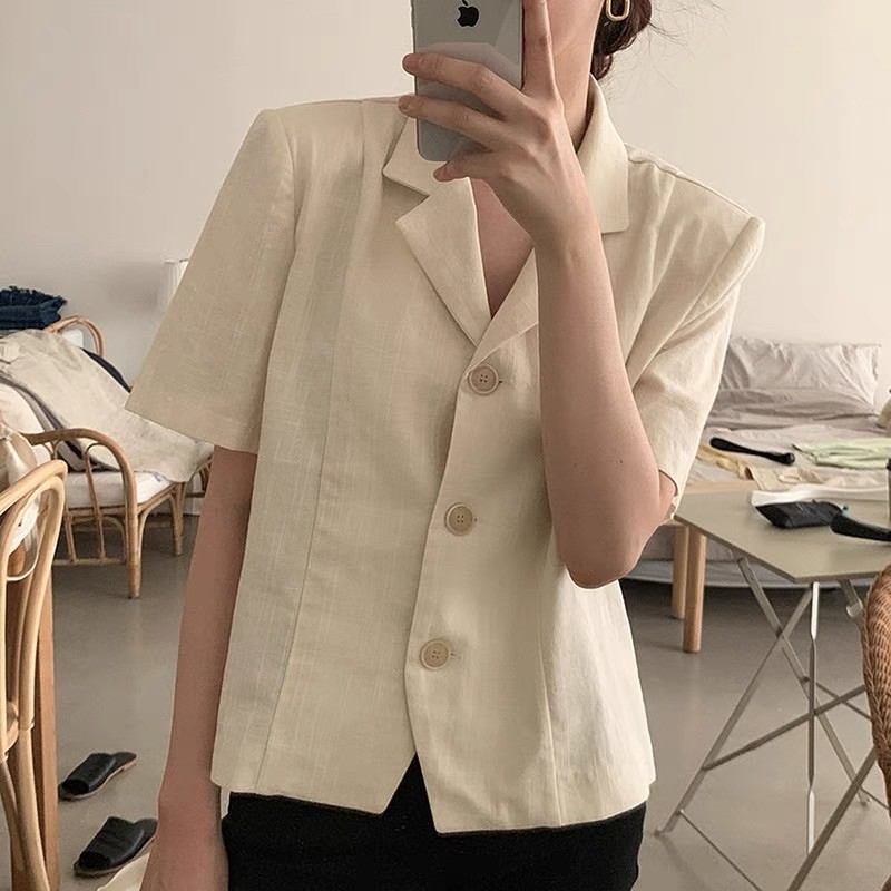 Blazer linen tay lỡ | BigBuy360 - bigbuy360.vn