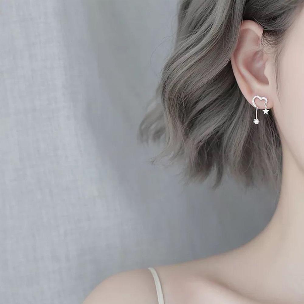 EXPEN Bông Tai Ngôi Sao / Trái Tim Ngọt Ngào Cho Nữ