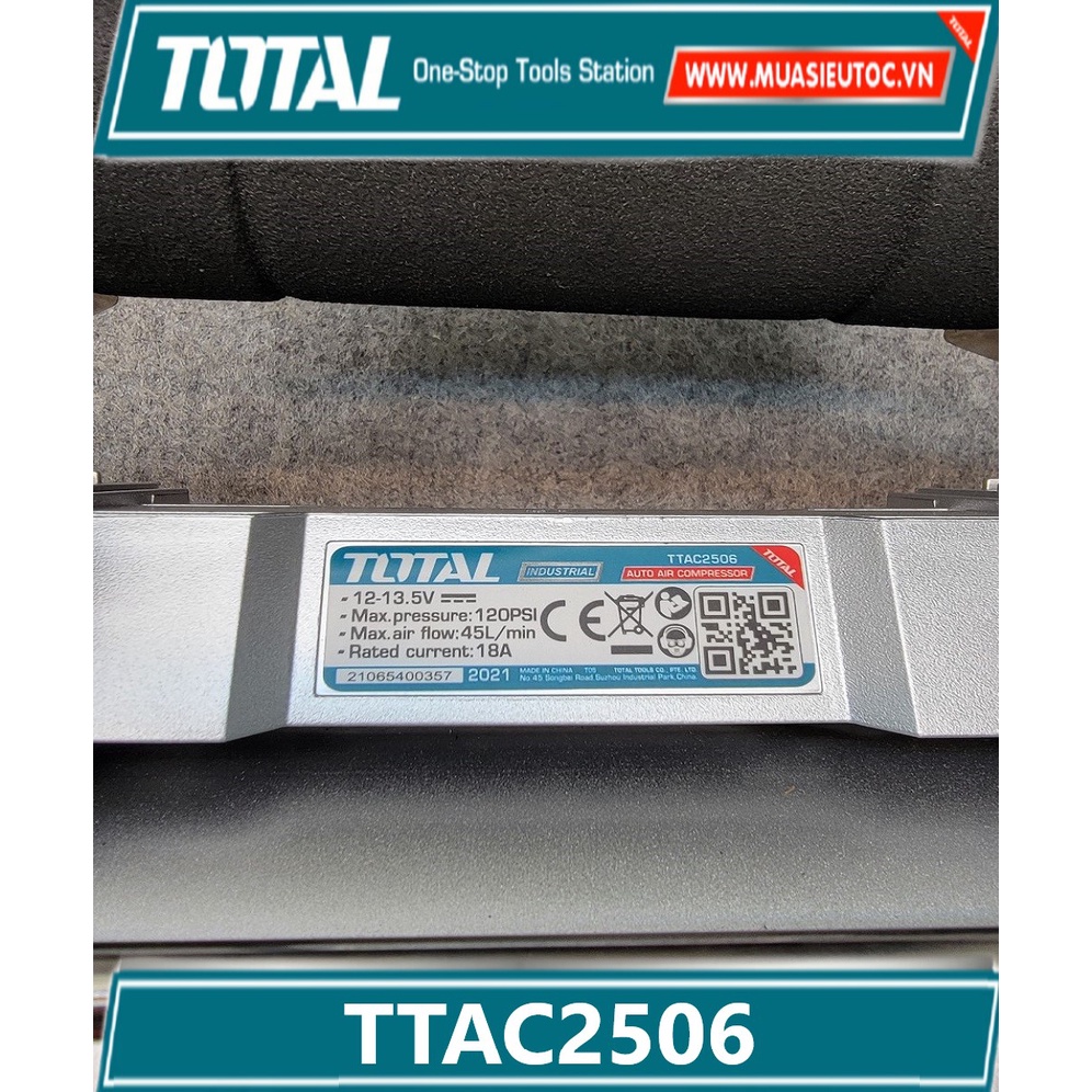 DỤNG CỤ KIỂM TRA HƠI LỐP XE Ô TÔ TOTAL TTAC2506T