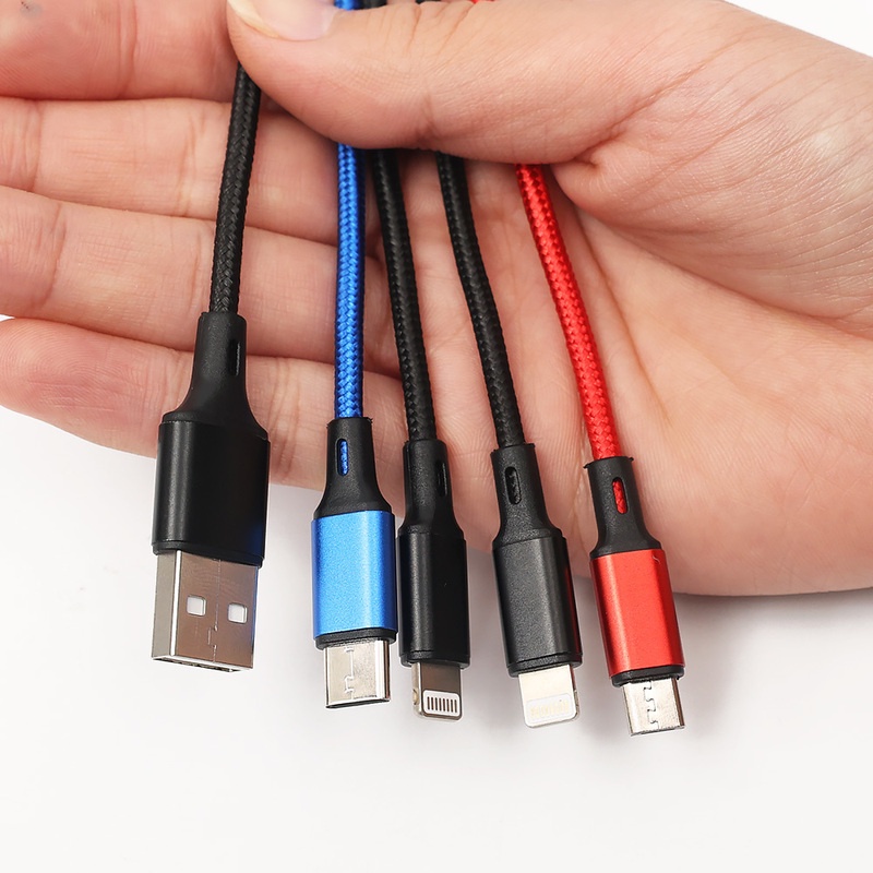 Dây CáP SạC Nhanh 3A 4 Trong 1 Chuyên DụNg Cho ĐiệN ThoạI