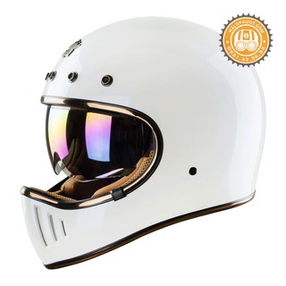 Mũ bảo hiểm Fullface kính âm Royal M141K Trắng