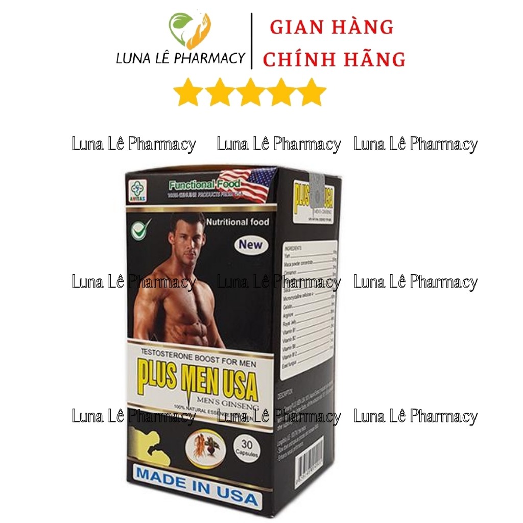 Plus Men USA Bổ Thận Tráng Dương Tăng Cường Sinh Lực Nam | BigBuy360 - bigbuy360.vn