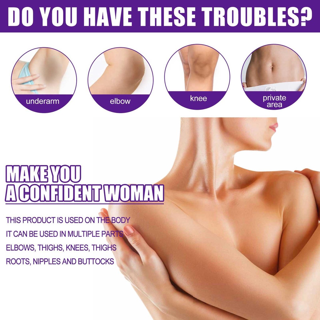 Kem Tẩy Trắng Vùng Da Dưới Cánh Tay / Đầu Gối / Môi / Toàn Thân S3Z8