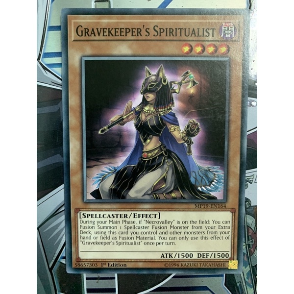 Bài yugioh: gravekeeper’s spiritualist
