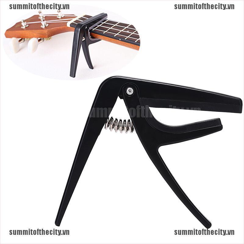 Capo Một Tay Cầm Bằng Nhựa Và Thép Thay Đổi Nhanh Chóng Chuyên Nghiệp Cho Đàn Ukulele