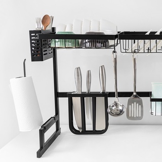 Kệ để trên bồn rửa Lock&Lock Dish Rack - màu đen LDR (2 kích thước)
