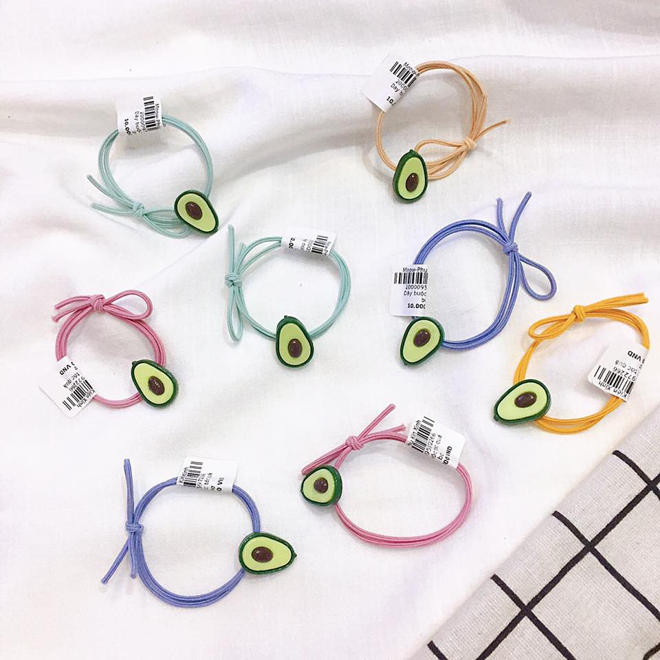 Dây buộc tóc quả bơ