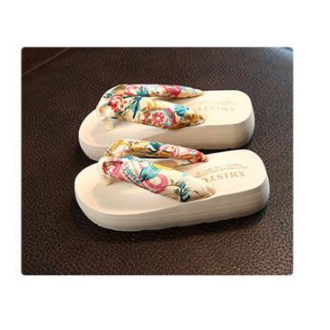 Dép nữ xỏ ngón đi dạo phố, đi trong nhà, đi biển - Đế cao 3.3cm PT UTIHOME