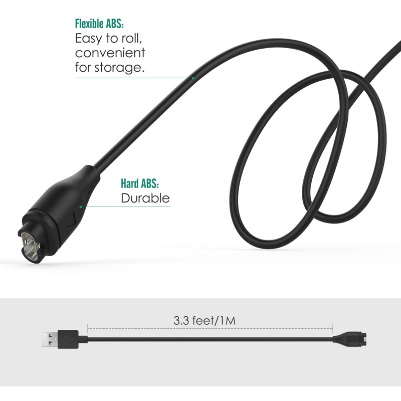 Dây Cáp Sạc USB Cho Garmin Venu SQ / Venu 2 2S / Vivoactive 3 & 4 / Vivomove Garmin Forerunner 45 / 55