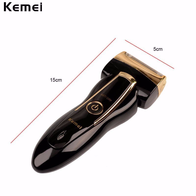 Máy cạo râu 2 lưỡi kép chính hãng Kemei 858