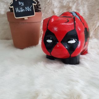 Heo đất handmade - Deadpool
