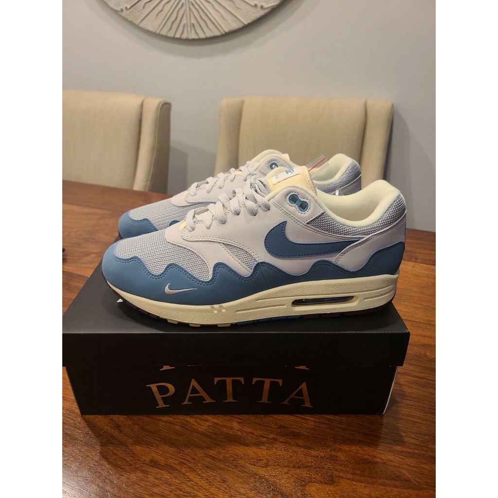 Giày thể thao Patta x Nike Air Max 1 “noise Aqua” DH1348-004 sành điệu