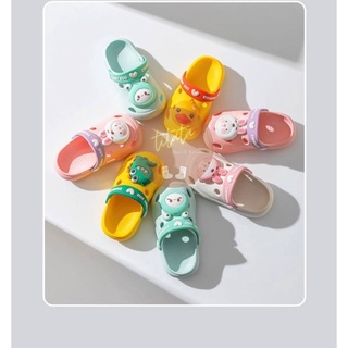 Dép Cross Cho Bé Hình Cute, Đế Chống Trơn Trượt, Hàng Quảng Châu Cao Cấp