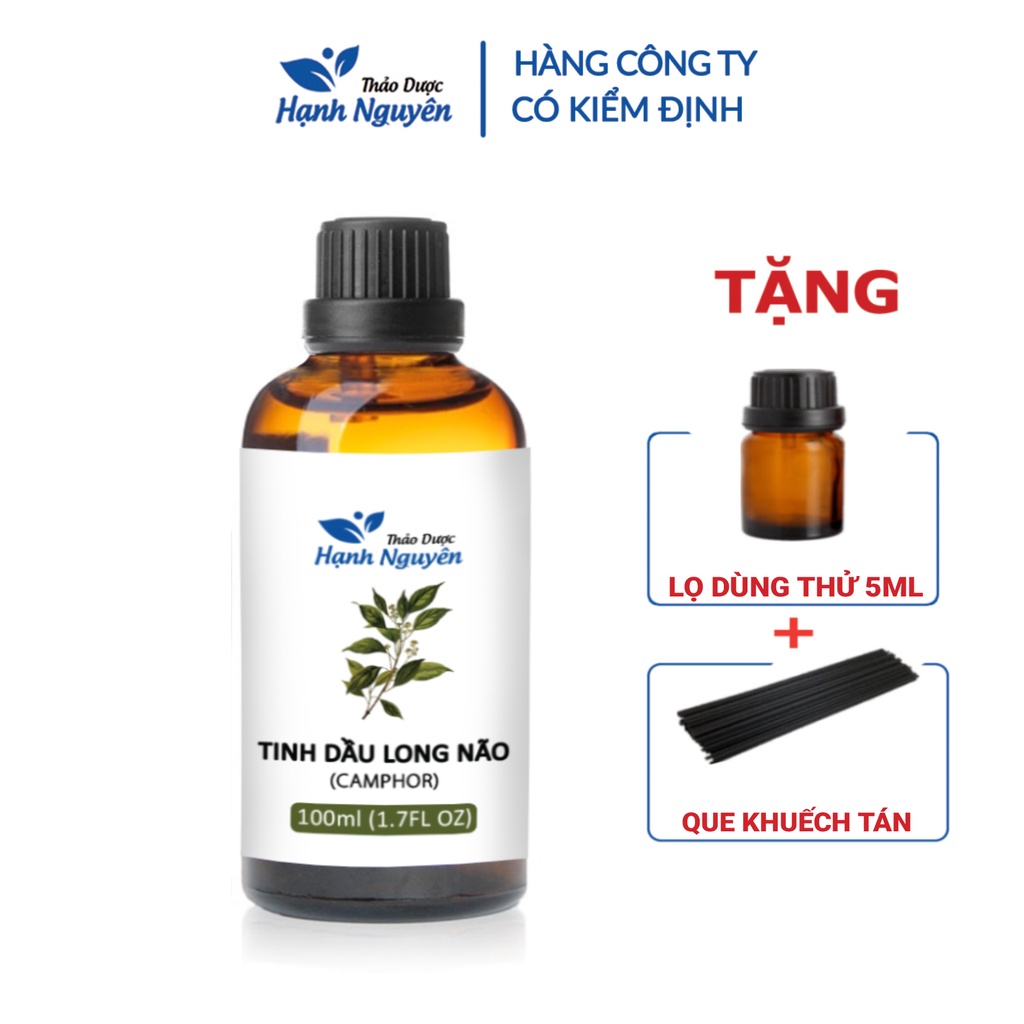 Tinh dầu Long Não 100ml, dùng xoa bóp, tốt cho xương khớp, đuổi côn trùng - Thảo dược Hạnh Nguyên