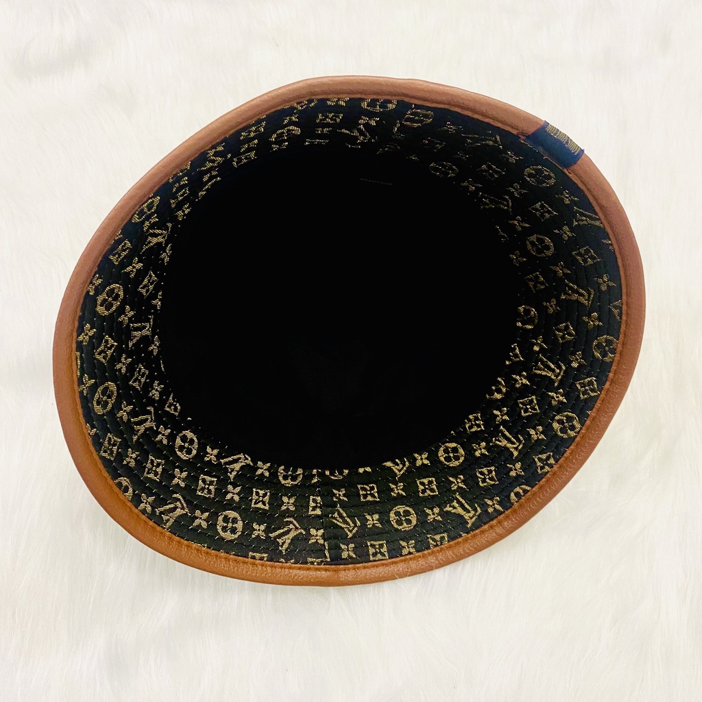 Mũ tai bèo, nón bucket viền da tag da sang trọng, phù hợp với mọi lứa tuổi