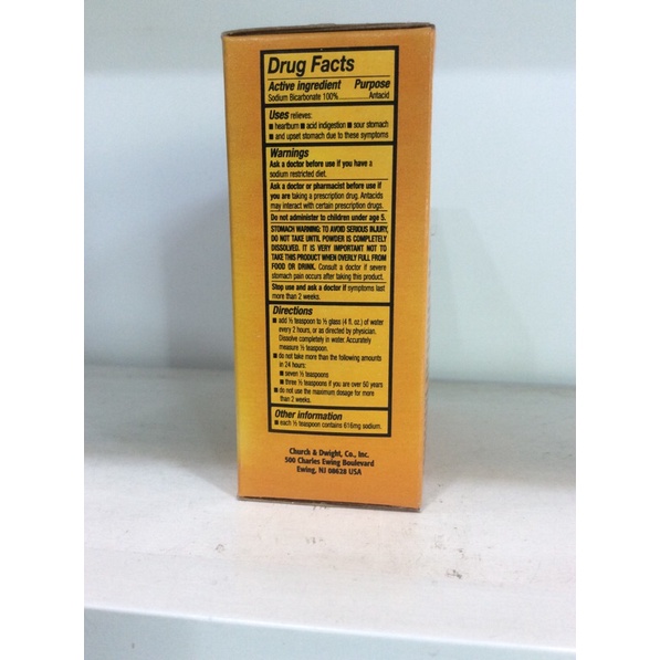 Bột nổi baking soda 454g