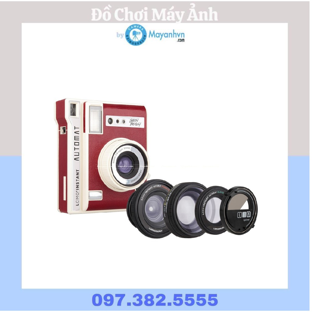 Máy ảnh chụp in liền Lomo'Instant Automat & Lenses ( chính hãng-bảo hành 12 tháng)