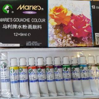 MÀU NƯỚC MARIES 12 MÀU