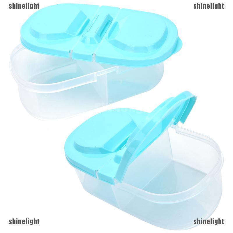 [Shine] 1x Plastic Kitchen Container Fresh Fruit Food Snacks Storage Sauce Box Food Case [LT]