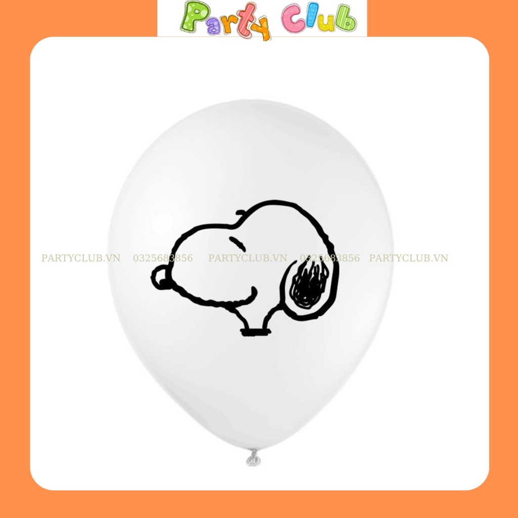 Bong bóng bay in hình chó trang trí sinh nhật cho bé