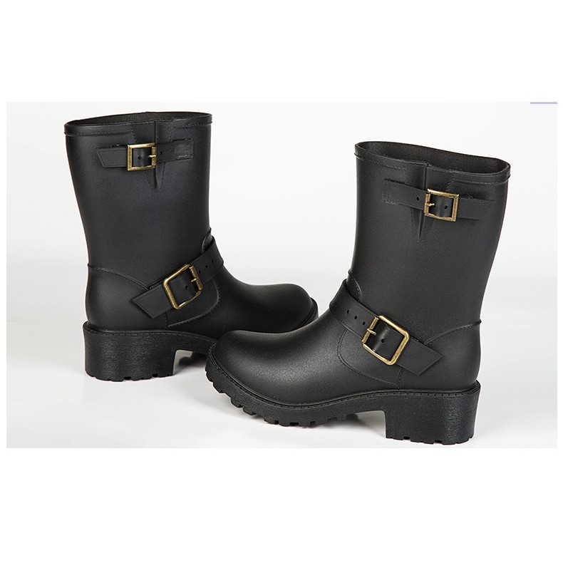 Boots giày đen cosplay Rachel Gardner Ray angel of death
