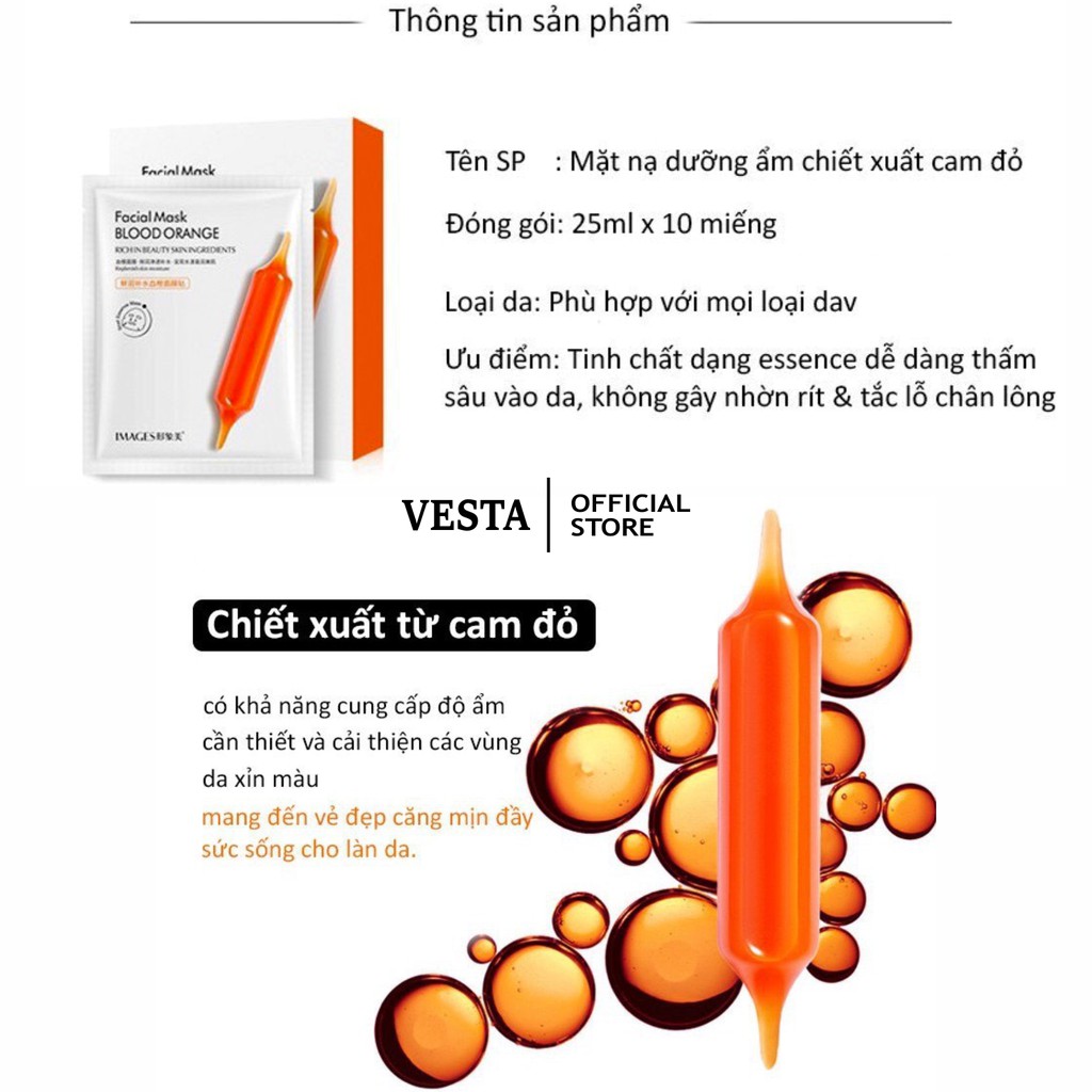 Mặt Nạ Giấy Dưỡng Trắng Da - Mask Images Chiết Xuất Cam Đỏ | BigBuy360 - bigbuy360.vn