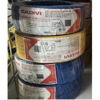 DÂY ĐIỆN ĐƠN CADIVI 1.0 -  CUỘN 100 MÉT