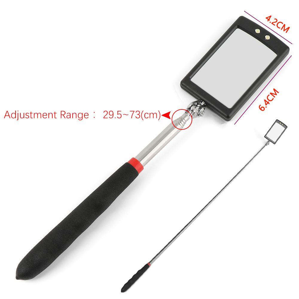 Gương Kiểm Tra Ánh Sáng FOREVER Light Mở Rộng 29-73cm 360° Gương Trang Điểm Xoay 2 Đèn LED Có Thể Thu Gọn Tiện Dụng