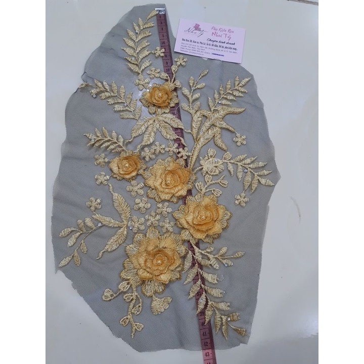 tấm chỉ thêu mềm mại 32cm