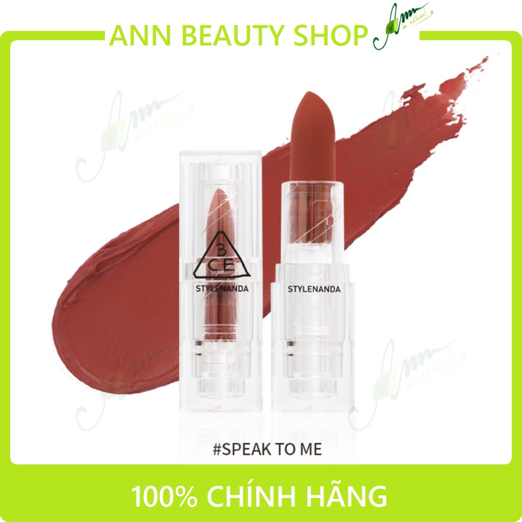 Son Thỏi Lì 3CE Soft Matte Lipstick 3.5g