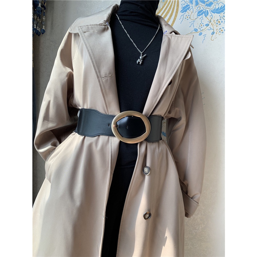 Thắt Lưng Da Bản To Phong Cách Hàn Quốc Cho Nữ