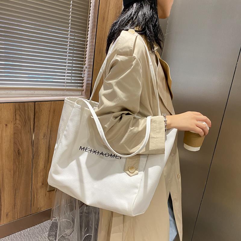 Túi Xách Canvas Cỡ Lớn Thời Trang 2022 Cho Nữ