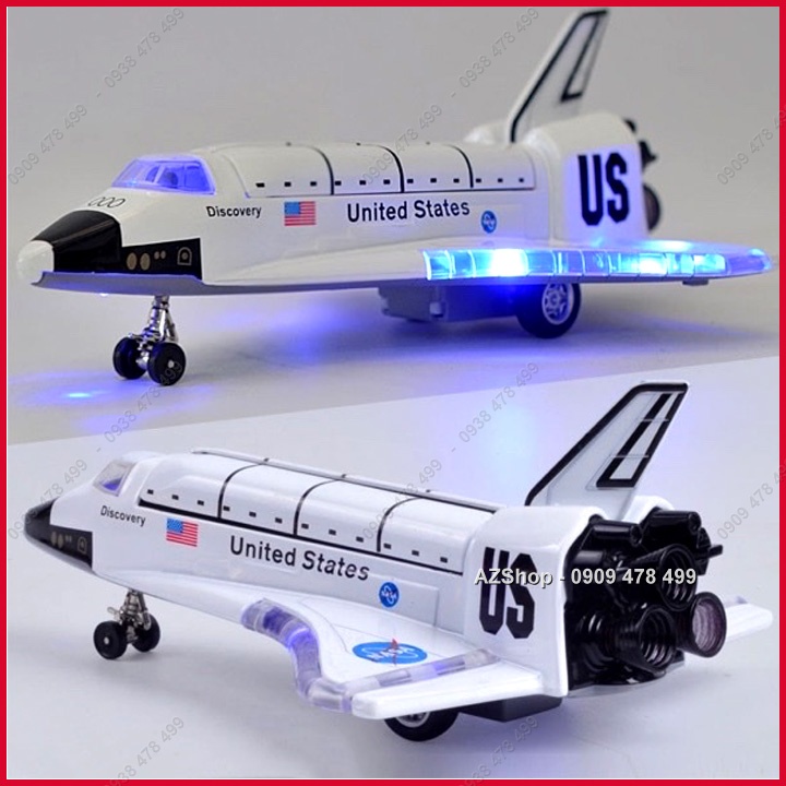 Mô Hình Kim Loại Tàu Vũ Trụ Con Thoi Nasa Discovery – Có Đèn Âm Thanh - 7783