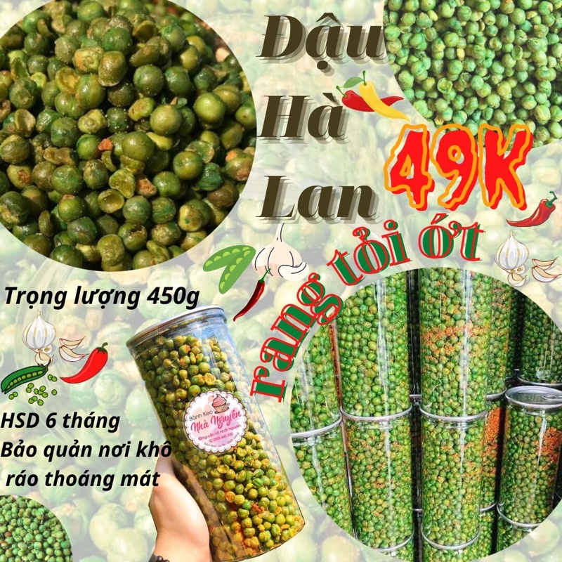 [Mã GROSALE1 giảm 8% đơn 500K] ĐẬU HÀ LAN TỎI ỚT