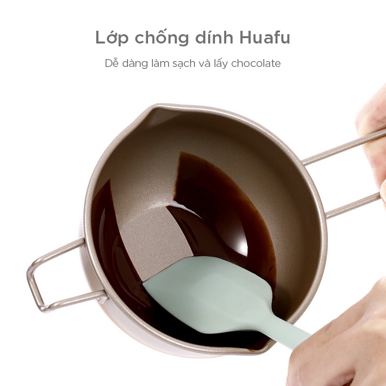 Nồi nấu chocolate bằng thép carbon có tay cầm chất lượng cao FASOLA FSLDZ-470