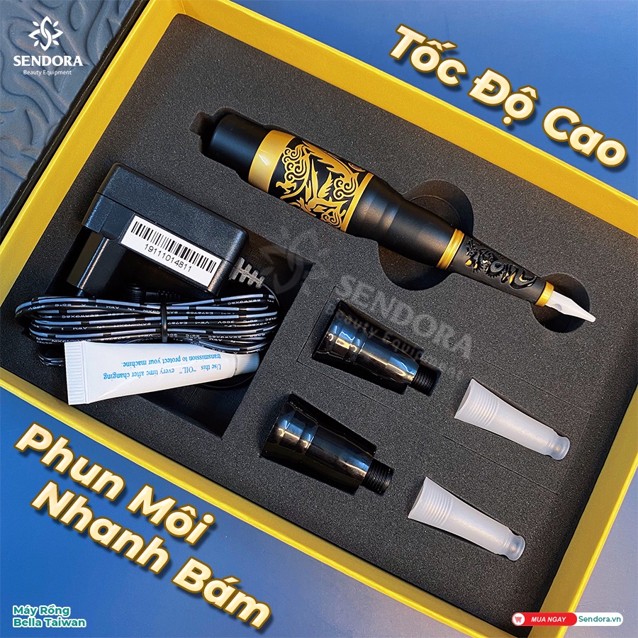 Máy rồng - Máy phun xăm rồng Bella chính hãng Đài Loan