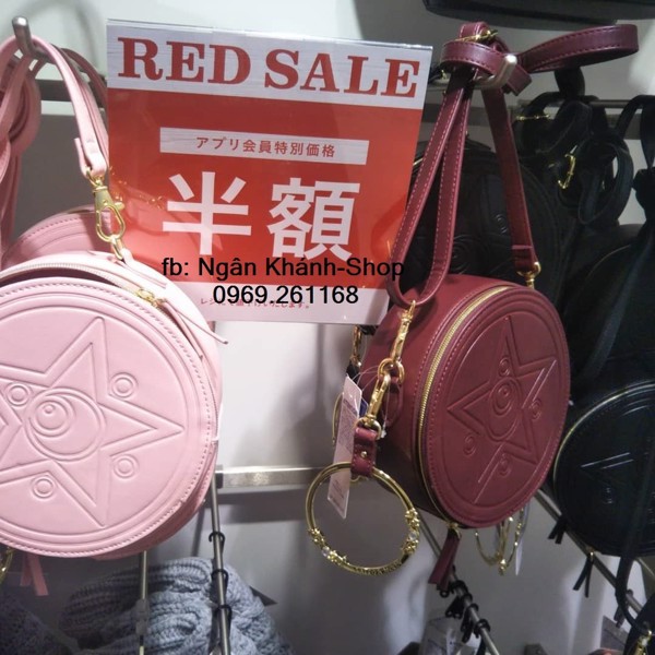 Túi đeo vai Sailor Moon GU Nhật Bản phiên bản Thuỷ thủ Mặt Trăng - Chuyên sỉ