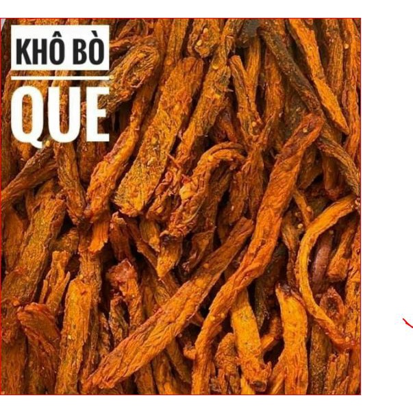 Khô Bò Que  CAY CAY NGON NGẤT NGÂY _ 250 GRAM_bò vị cay_ăn vặt kusn_store