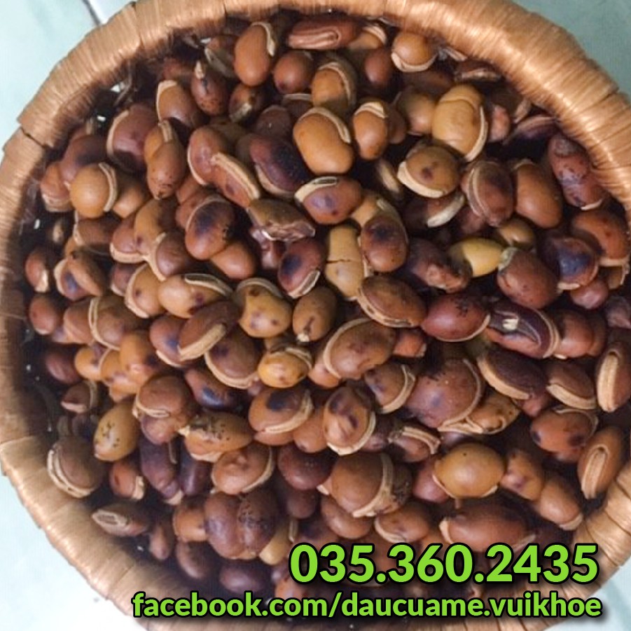 Đậu ván quê rang sẵn