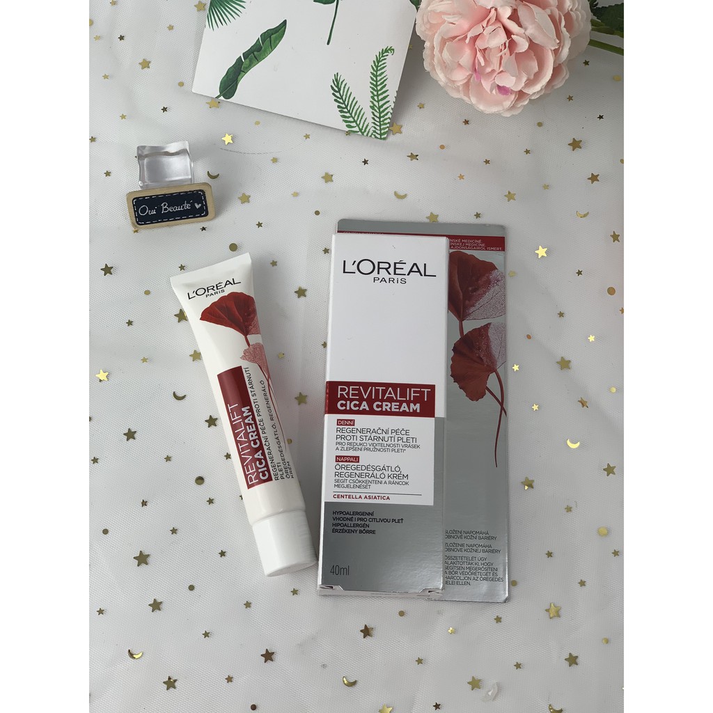 Kem phục hồi da lão hóa loreal revitalift cica cream 40ml Ouibeaute