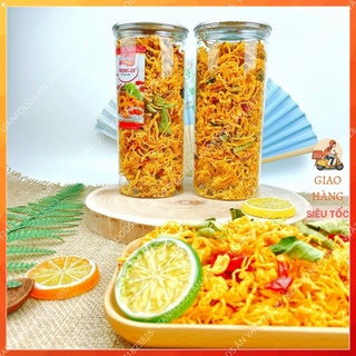 Khô gà lá chanh giòn rộp rộp hủ 250g vừa ăn- ăn vặt vian foods