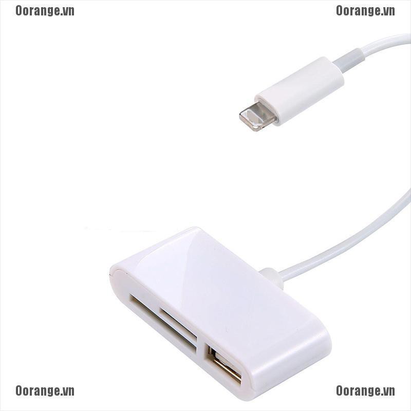 MT Lightning to SD Card Camera Reader Connector Micro USB Adapter for iPhone iPad BH