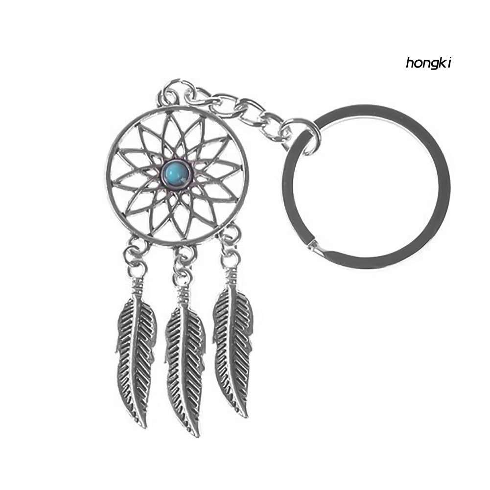 Móc Khóa Hình Dream Catcher Đính Đá Nhân Tạo Thời Trang